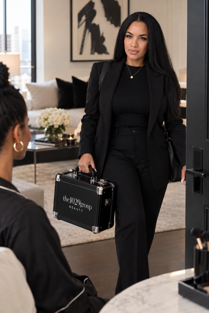 Luxury Makeup Artist Arrival